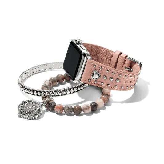 Pretty Tough Heart Watch Band (Pink)